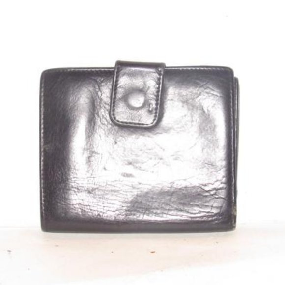 Gucci Supple Black Leather Bi-fold Horseshoe - Picture 7 of 12